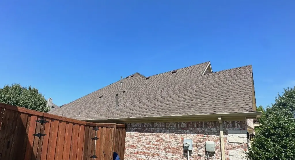 Completed roof replacement project in Windham